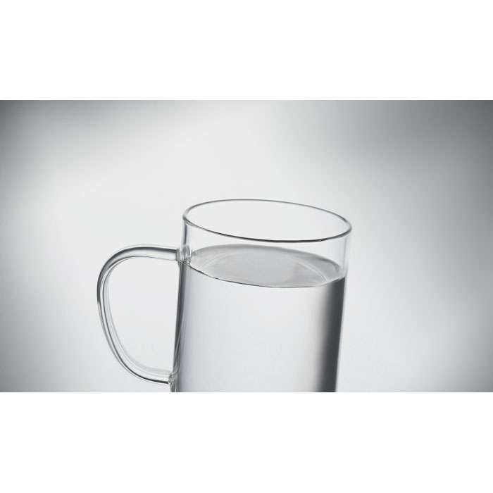 Glasbecher mit Kork 400ml