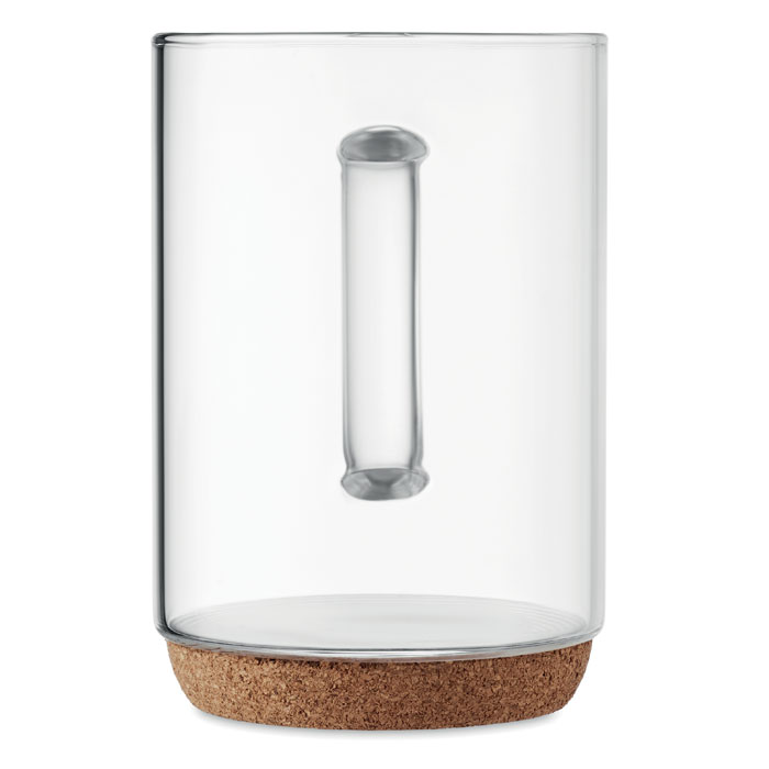 Glasbecher mit Kork 400ml